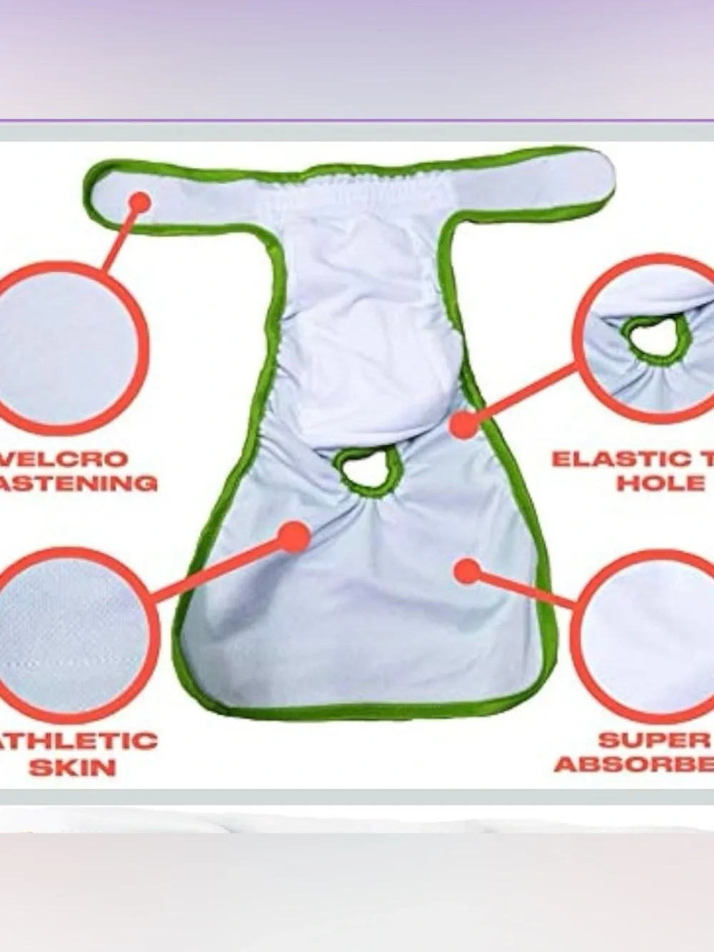 PETTING IS CARING Dog Diapers Washable & Reusable Female and Male